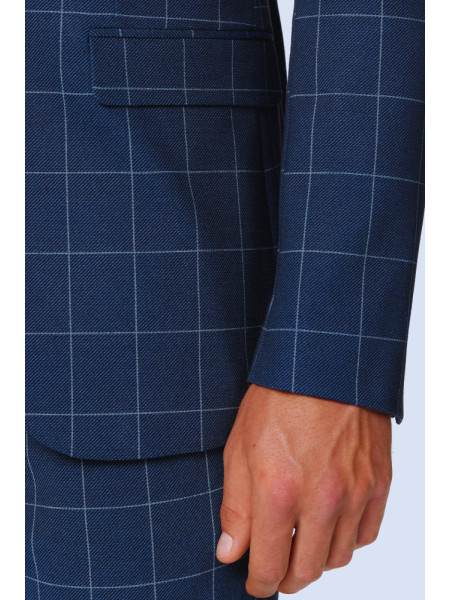 AMERICANA AZUL CUADRO