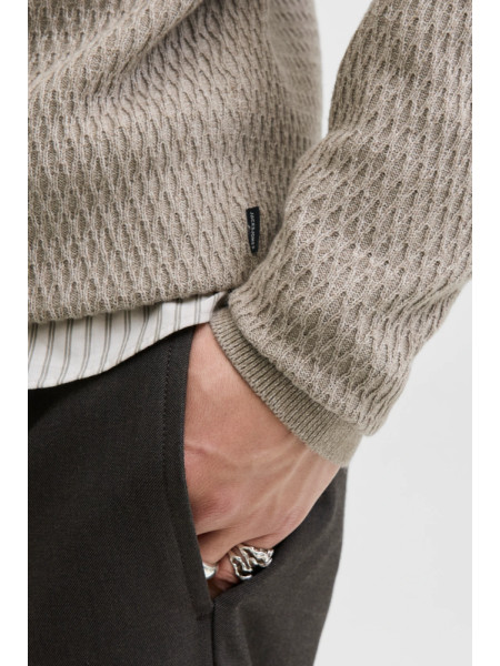 JERSEY ESTRUCTURA BEIGE