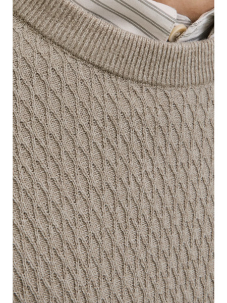 JERSEY ESTRUCTURA BEIGE