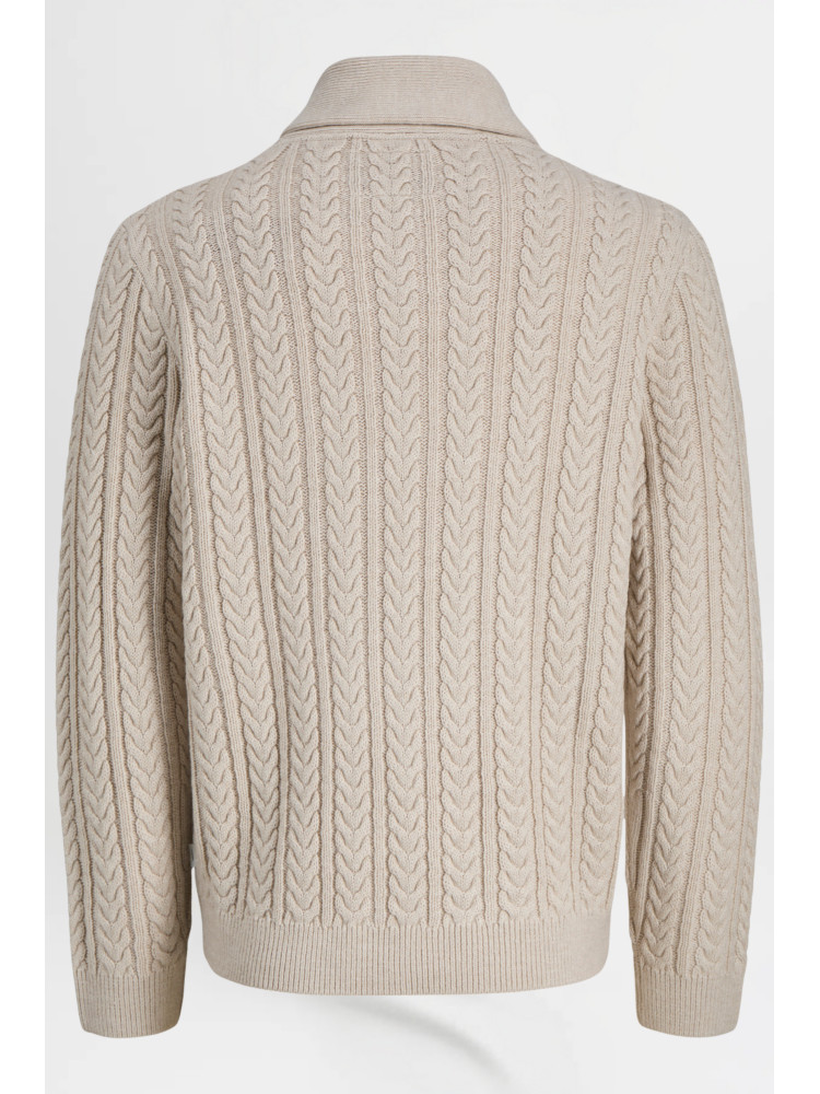 JERSEY PUNTO TRENZADO BEIGE