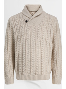 JERSEY PUNTO TRENZADO BEIGE