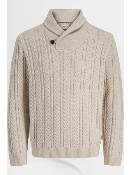 JERSEY PUNTO TRENZADO BEIGE