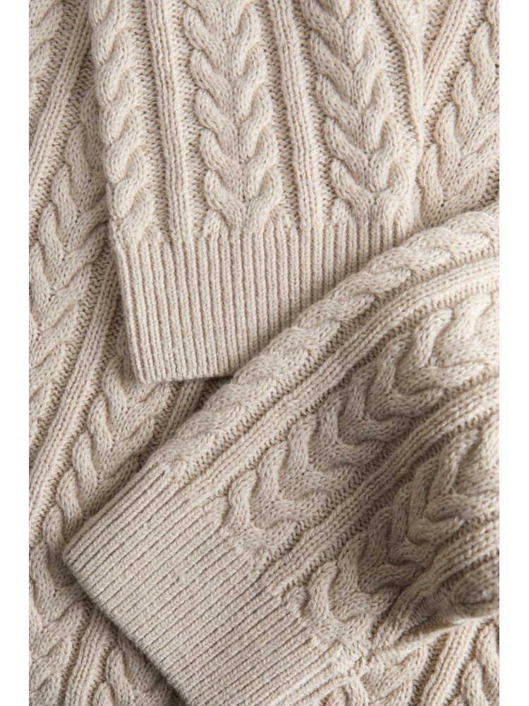 JERSEY PUNTO TRENZADO BEIGE