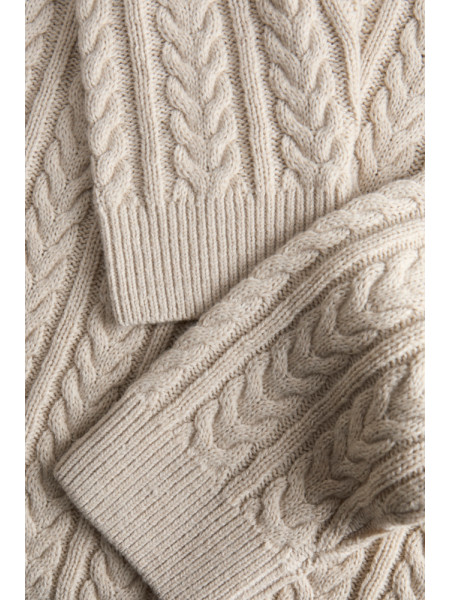 JERSEY PUNTO TRENZADO BEIGE