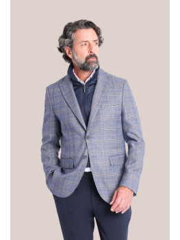 AMERICANA CUADRO AZUL PECHERA