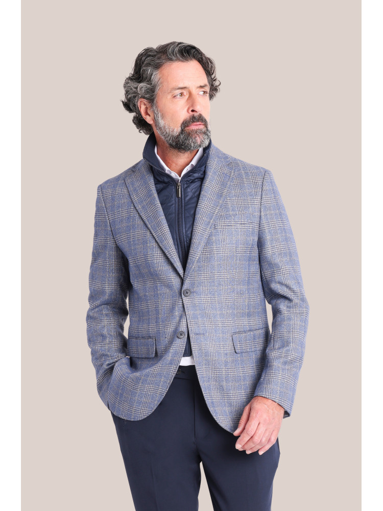 AMERICANA CUADRO AZUL PECHERA