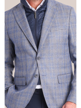 AMERICANA CUADRO AZUL PECHERA 2