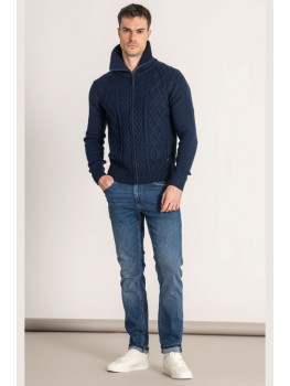 CHAQUETA PUNTO TRENZADO 2