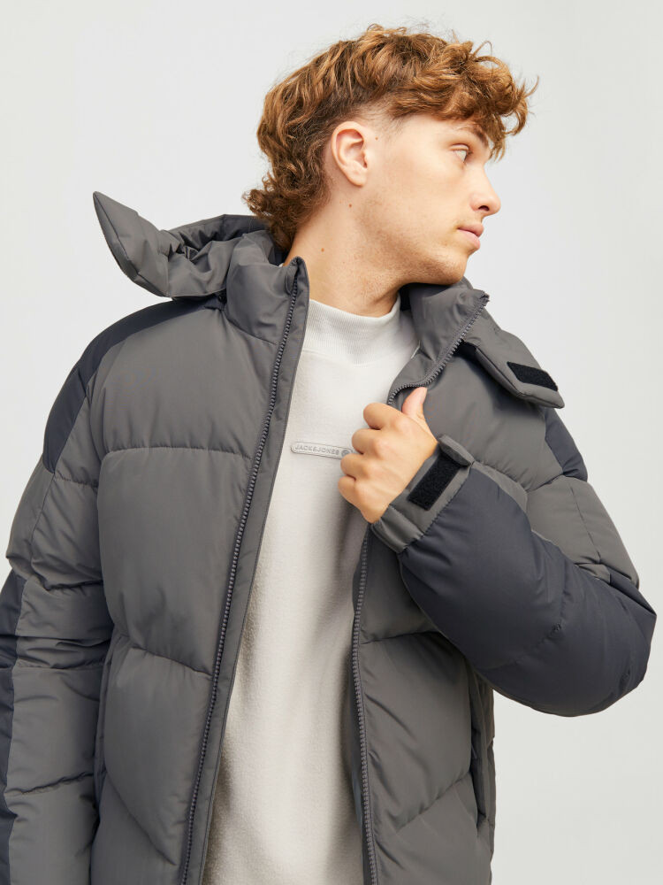 PARKA ACOLCHADA GRIS