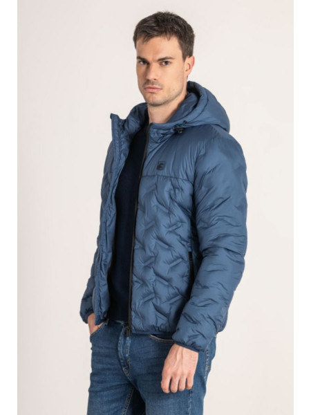 PARKA TERMOSELLADA COBALTO