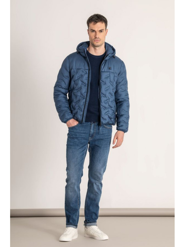 PARKA TERMOSELLADA COBALTO