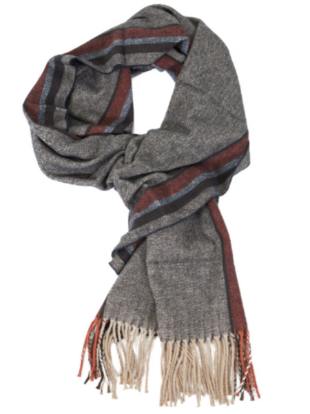 BUFANDA RAYAS MARRON YES ZEE