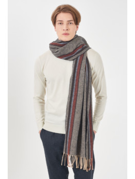 BUFANDA RAYAS MARRON YES ZEE