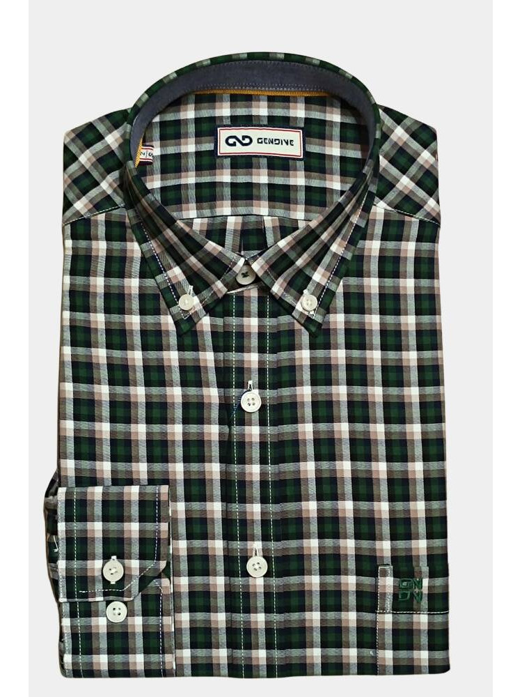 CAMISA CUADROS VERDES
