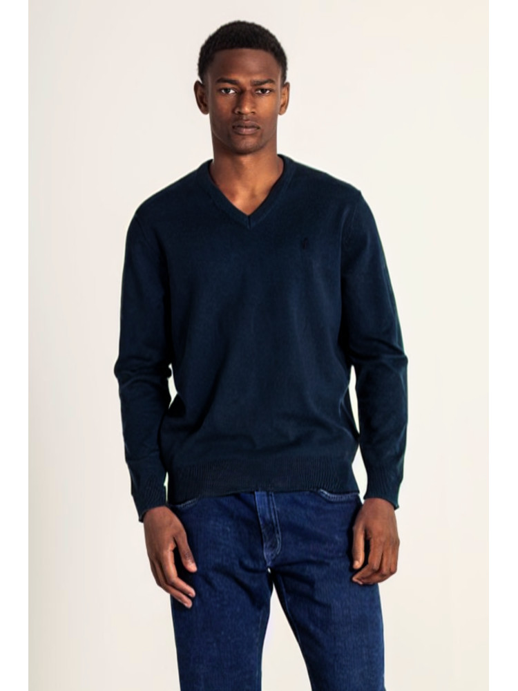 JERSEY PICO AZUL MARINO