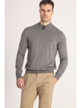 JERSEY CREMALLERA GRIS