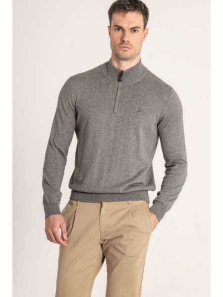 JERSEY CREMALLERA GRIS