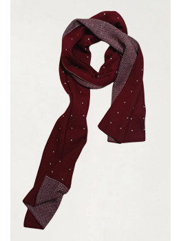 BUFANDA PUNTO GRANATE