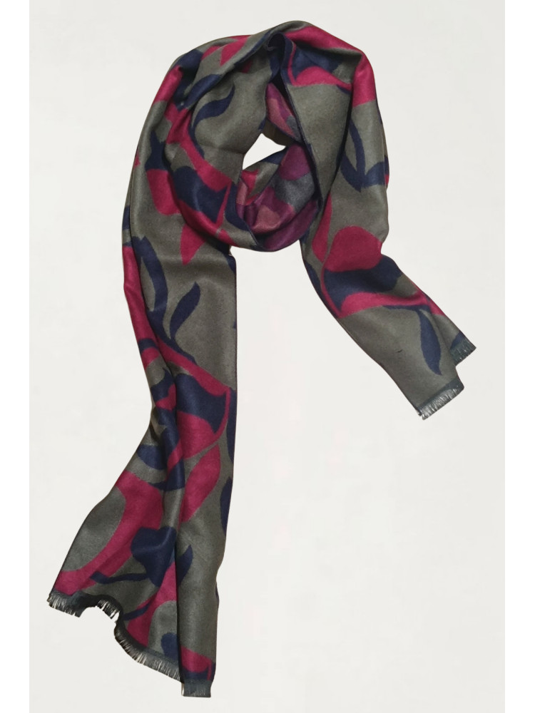 BUFANDA ESTAMPADA VERDE