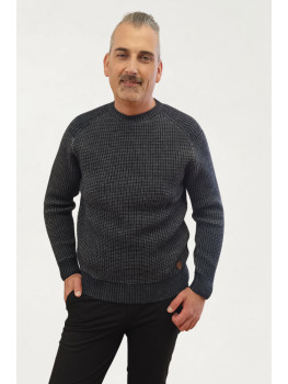 JERSEY TOME BICOLOR MARINO/GRIS