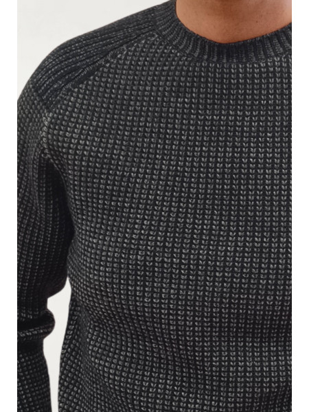 JERSEY TOME BICOLOR MARINO/GRIS