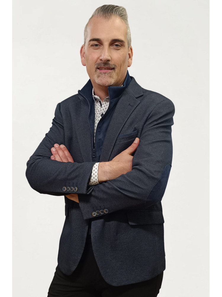 AMERICANA CODERA Y PECHERA AZUL