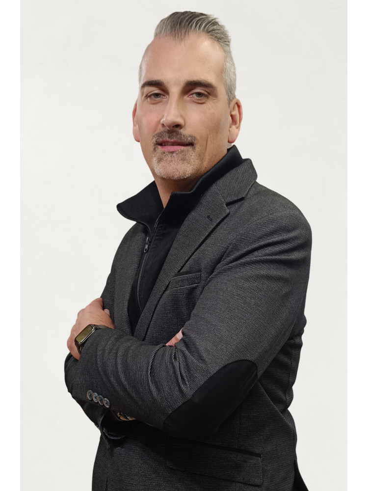 AMERICANA CODERA Y PECHERA GRIS