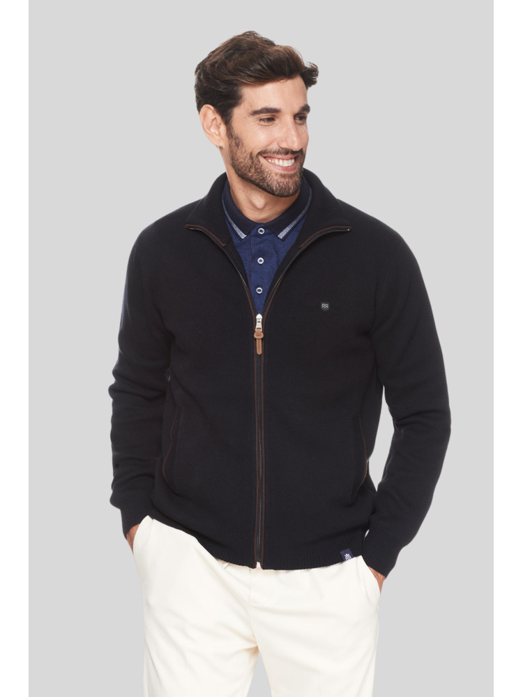 CHAQUETA PUNTO LILLO MARINO