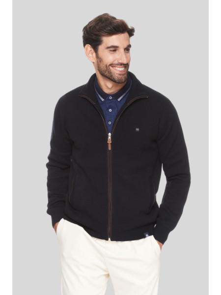 CHAQUETA PUNTO LILLO MARINO