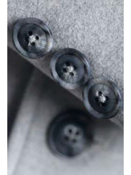 ABRIGOS GRIS PECHERA Y CAPUCHA