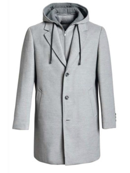 ABRIGOS GRIS PECHERA Y CAPUCHA 2