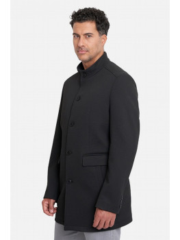 ABRIGO NEGRO CUELLO TIRA 2