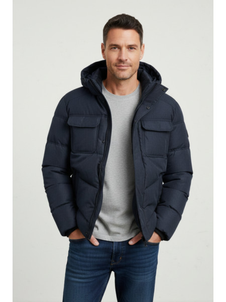 CAZADORA ACOLCHADA MARINO