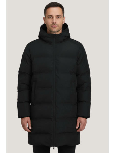 PARKA LARGA NEGRA