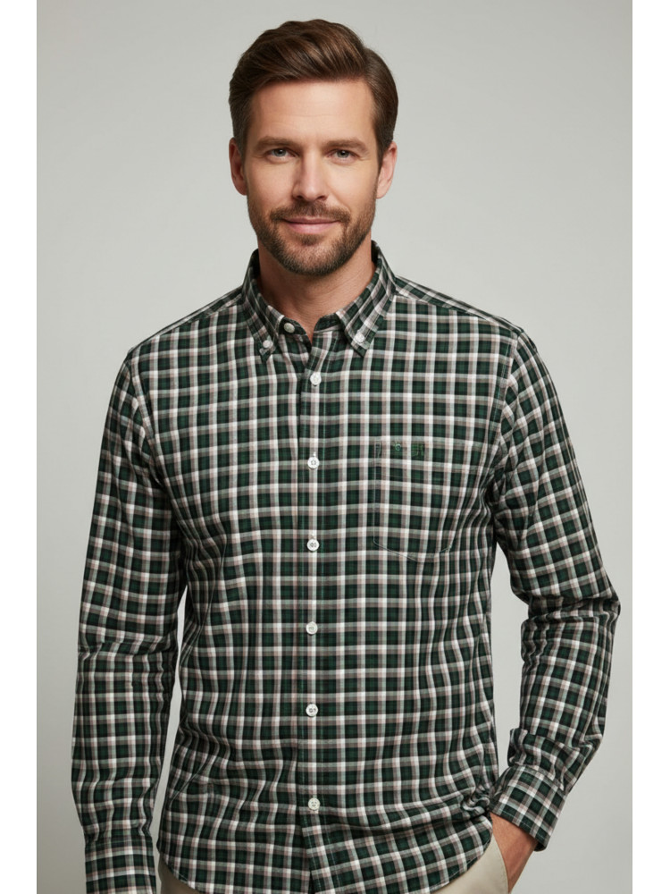 CAMISA CUADROS VERDES