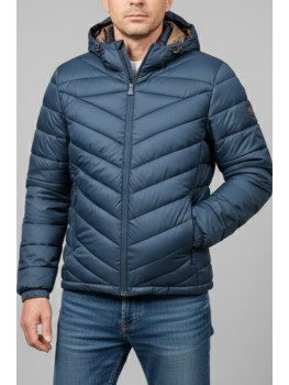 CAZADORA ACOLCHADA TURQUESA