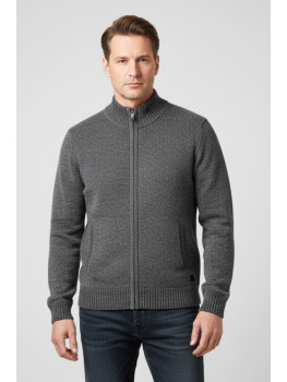 CHAQUETA GRIS FORRO POLAR