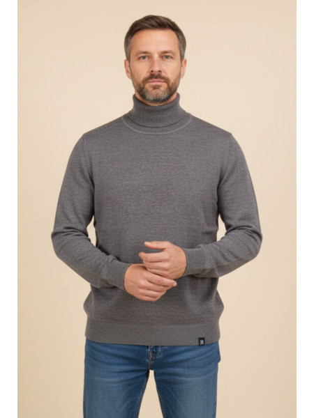 JERSEY CUELLO CISNE GRIS