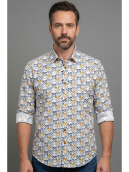 CAMISA CALAVERAS YELLOW SKIN