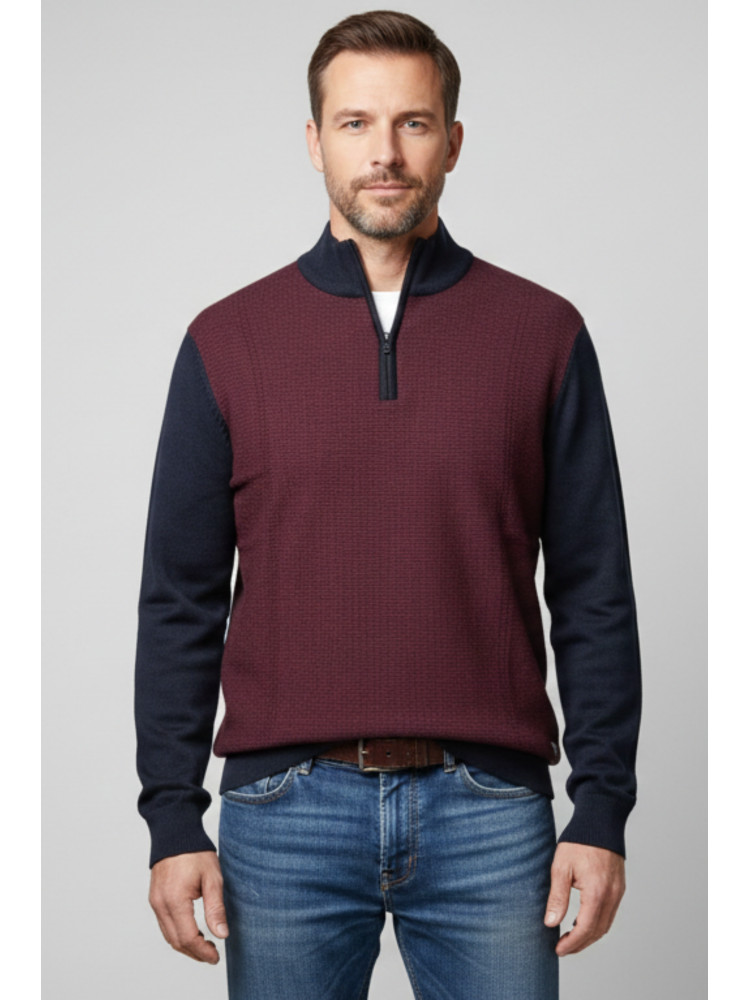 JERSEY CREMALLERA GRANA COMBINADO