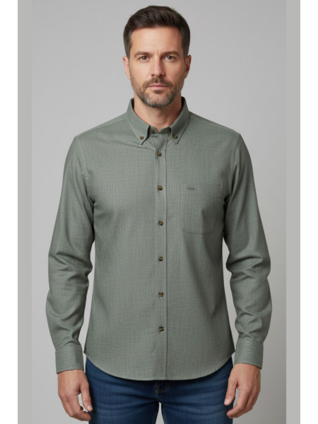 CAMISA ESTRUCTURA VERDE