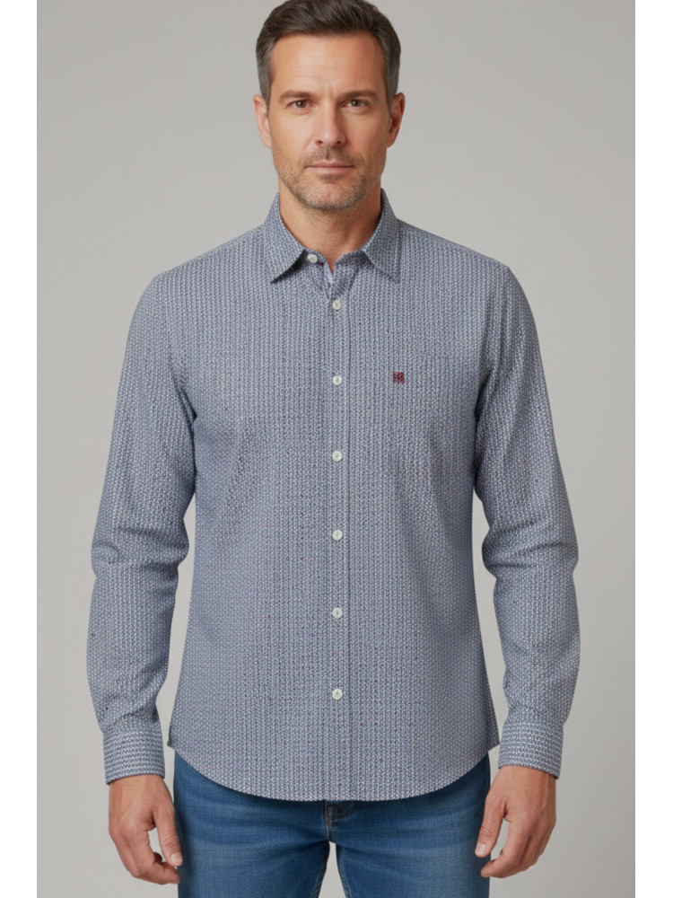 CAMISA CIRCULOS MULTICOLOR