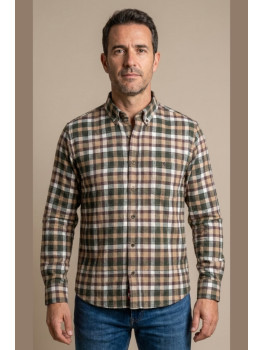 CAMISA VIELLA CUADROS VERDE