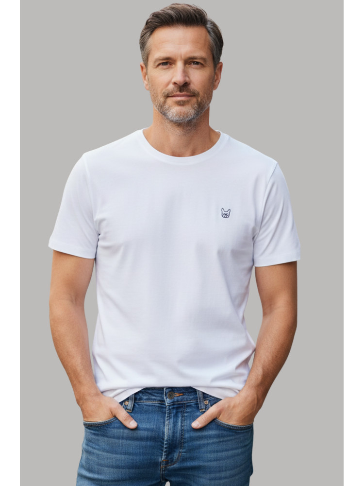 CAMISETA LOGO DOG BLANCA