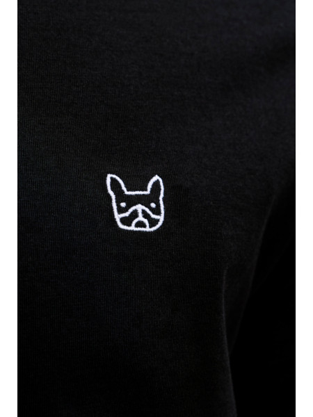 CAMISETA LOGO DOG NEGRA