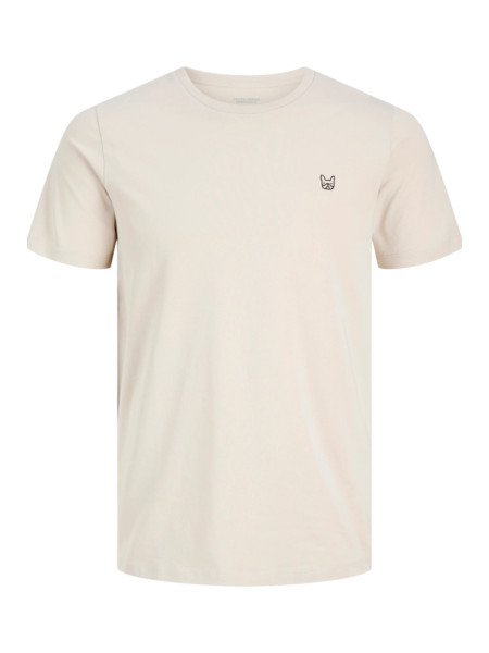 CAMISETA LOGO DOG BEIGE