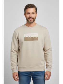 SUDADERA GRAPHIC BEIGE