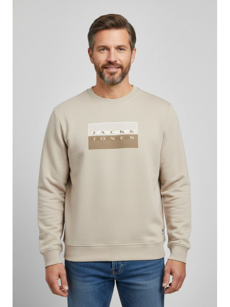 SUDADERA GRAPHIC BEIGE