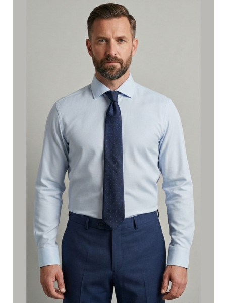 CAMISA "LISBOA" CELESTE