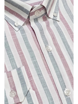 CAMISA RAYAS AZULGRANA KENTS 2